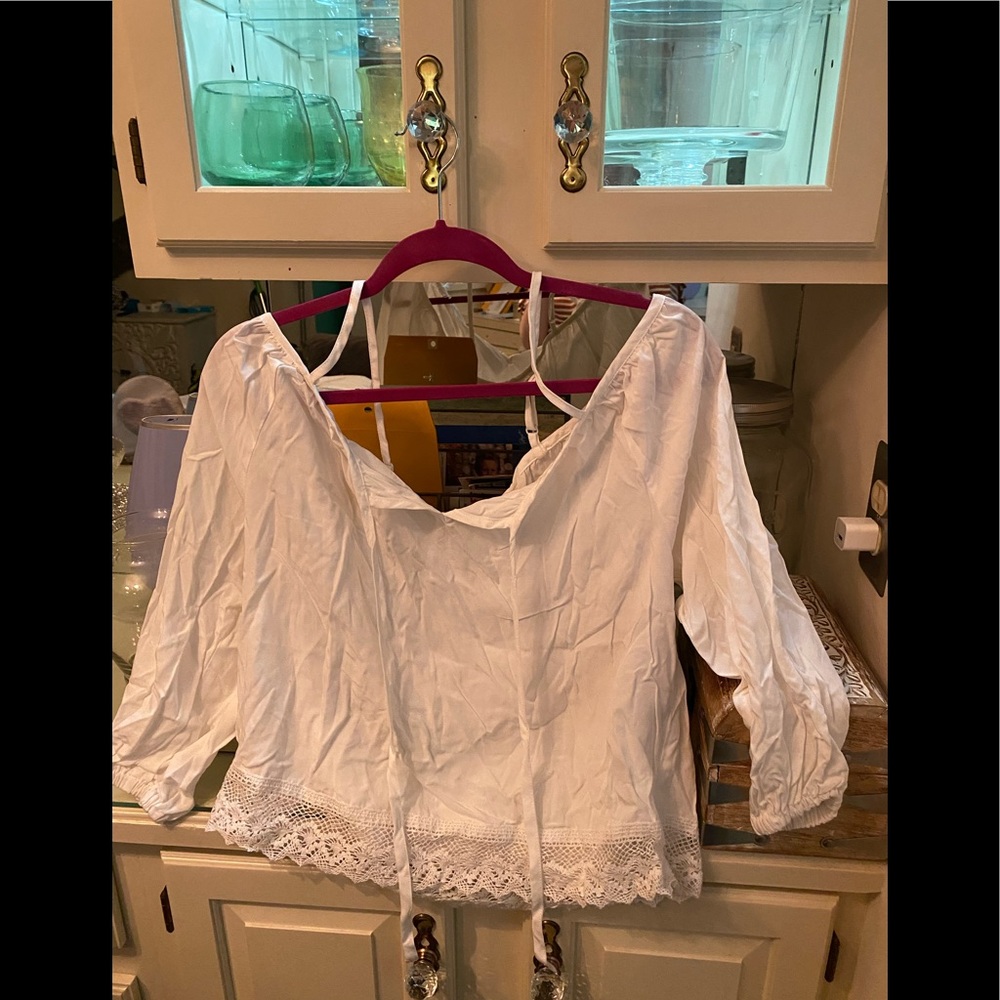Jack peasant off shoulder top
